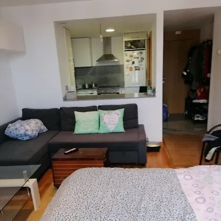 Estudio Con Piscina Comunitaria Lägenhet *