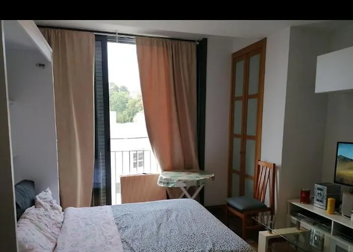 Estudio Con Piscina Comunitaria Apartmán